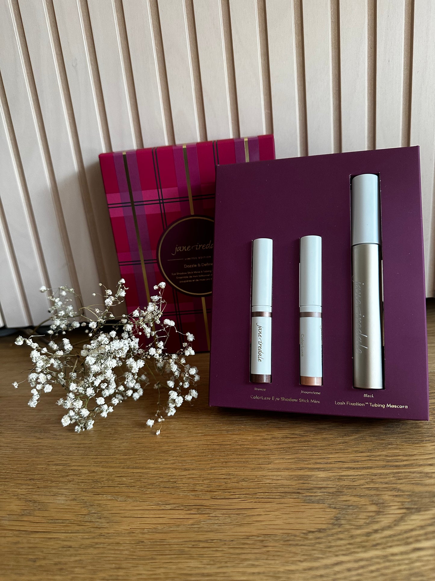 Actie Jane iredale Glowy Eyes Pakket Mascara + 2 tinten * Eye shadow sticks