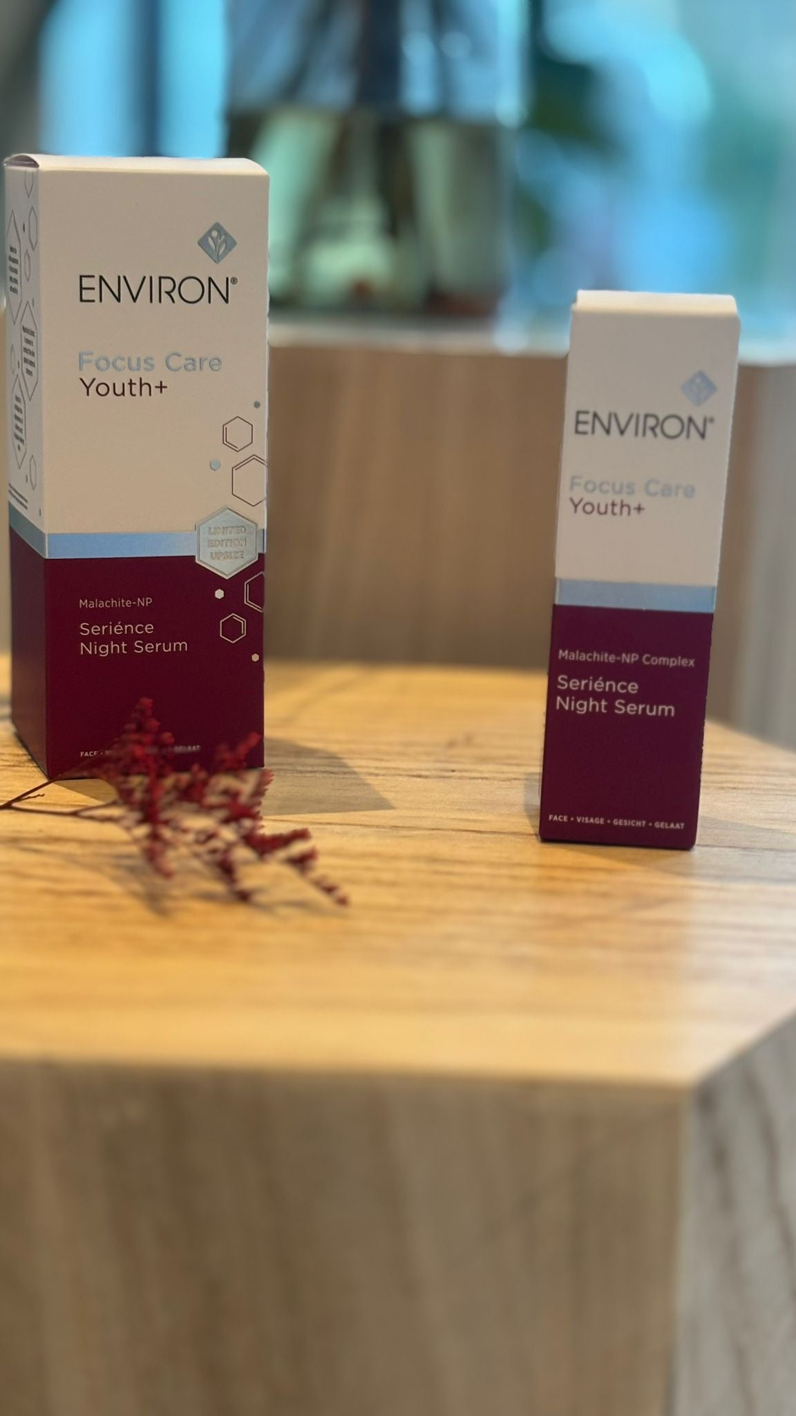 ACTIE Environ Focus Care Youth+  Malachite-NP Sérience NIGHT SERUM 50ml voor de prijs van 30ml